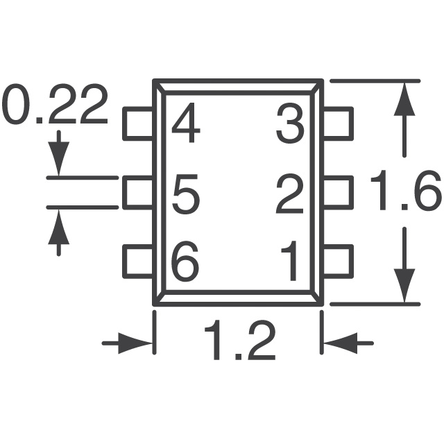 EM6K6T2R Rohm Semiconductor  Transistors - FET MOSFET - Réseaux